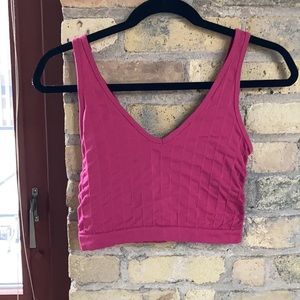 Pink Crop Top
